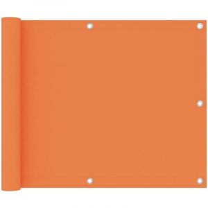 Bonnevie - Brise vue pour balcon - Brise vent Écran de jardin Orange 75x400 cm Tissu Oxford BV669293