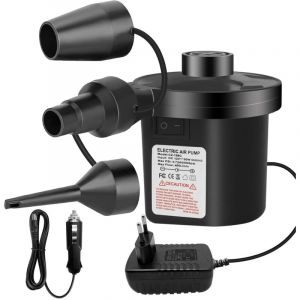 Pompe &agrave; Air &Eacute;lectrique Gonfleur D&eacute;gonfleur, Gonfleur 240V/50W,avec 3 Buses Pompe &agrave; Pagaies Haute Puissance pour Matelas Pneumatique, Matelas