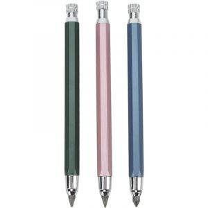Crayon de charpentier m&eacute;canique, 3 pi&egrave;ces, 5.6mm, outil de tra&ccedil;age, Kit de marqueurs pour le travail du bois, bleu rose vert