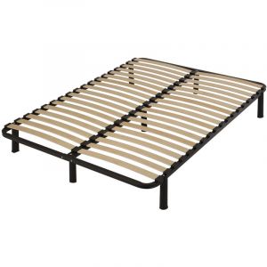 ALTOKIT - Sommier démontable 2x18 Lattes 140x190cm - Noir