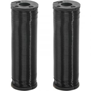 200 m Fil de Fer pour Fleurs 0,67 mm Fil d'emballage Fil Floral Galvanis&eacute; Fil de Fer Fleuriste Fil de Fer Recuit Fil de Jardin Noir pour Attacher des