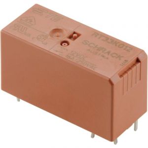 Te Connectivity - Relais pour circuits imprimés RT33K012 2-1393240-3 12 v/dc 16 a 1 no (t) 1 pc(s)