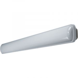 Réglette étanche Submarine résistante à l'humidité, grise, 0,6M, 18W, 4000K, IP65, étanche à la poussière et les projections d'eau, boîtier en