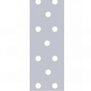 Feuillard perforé galvanisé - 40 x 2,0 mm x 10 mètres