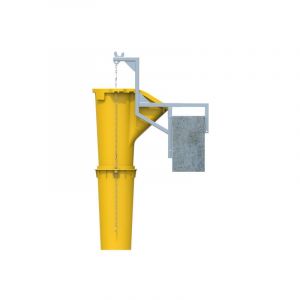 Kit goulotte à gravats de chantier complet avec 6 goulottes : longueur utile 4,80 mètres