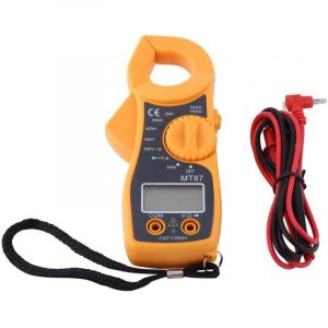 Gistuch - Multimètre à pince numérique, Voltmètre ac dc Ampèremètre Ohmmètre Volt Tester lcd Meter, pour buzzers et diodes marche-arrêt, fonction de