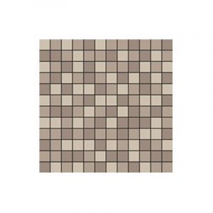Mosaïque de grès cérame QUADROCOLOR COMBI - Mosaïque 2,5x2,5 cm B195 Taupe, sable et beige - boîte de 2 m2 - Mosaïque 2,5x2,5 cm B195 Taupe, sable et