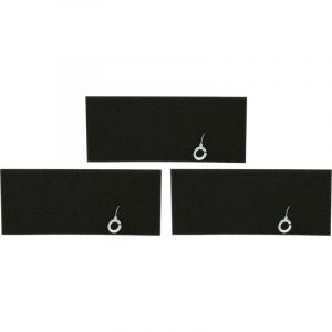 Vhbw - 3x Filtre compatible avec Bosch logo collection hepa bag & bagless 2000W BSG6208COE09, BSG6208COE aspirateur - Filtre en mousse