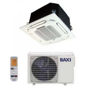 Baxi - Climatiseur rèversible Cassette 18000 Btu RZGBK50 R-32 Wi-Fi en option avec télécommande et panneau inclus - Nouveau