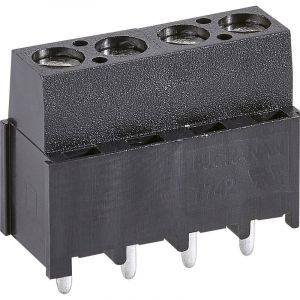 Te Connectivity - Bornier à vis 796949-4 3 mm² Nombre de pôles 4 noir 1 pc(s) W598031