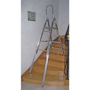 Echelle Direct - Escabeau 3 marches pour escalier - Hauteur de travail max 2m66 - 19103PDN