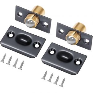 Loqueteau &agrave; Bille, Roller Ball Meubles Loquet de Porte, Acier Inoxydable Fermoir Loquet Encastrable Porte Placard R&eacute;glable Rouleau Bille Meubles