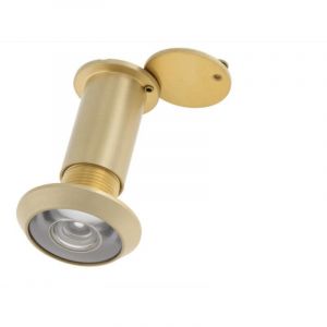 (dor&eacute;)Judas de Porte, Laiton Judas &agrave; 200 degr&eacute;s avec , oeil de boeuf porte pour &Eacute;paisseur de portes de 35 &agrave; 65 mm