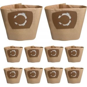 Sac aspirateur pour Parkside [Lot 10] Compatible aspirateur Parkside pwd 12 A1/PWD 12 A1 3532572007/PWD 12 A1-332961-1907/PWD 12 B2 1200W