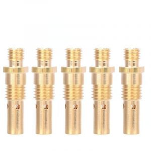 5pcs MIG soudage gaz diffuseur pistolet MIG pi&egrave;ces de rechange consommables de soudage Mig 51 pour pistolet de soudage Tweco Mini/ 1 100L MIG