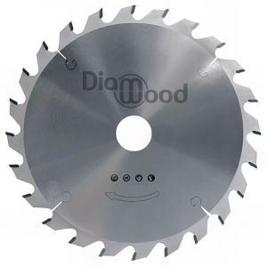 Diamwood Lame de Scie Circulaire avec Technologie Carbure Haute R&eacute;sistance - 1 Pi&egrave;ce - Dimensions 255 mm x 30 mm x 3.2 mm - 24 Dents - Pour D&eacute;coupe