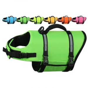 [JAMAIS UTILIS&Eacute;] Gilet de sauvetage pour chien, gilet de sauvetage pour la navigation, aide &agrave; la flottabilit&eacute; et &agrave; la natation, gilet de sauvetage,