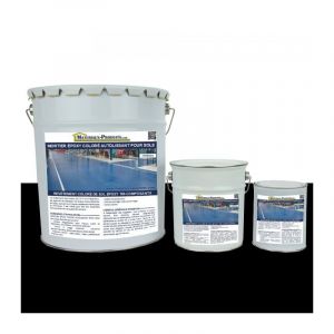 Matpro - Mortier époxy coloré autolissant pour sols - 5 Kg Noir