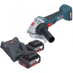 Bosch Professional - Bosch gws 18V-7 Professional Meuleuse angulaire sans fil 18 v 125 mm Brushless + 2x batterie 5,0 Ah + chargeur
