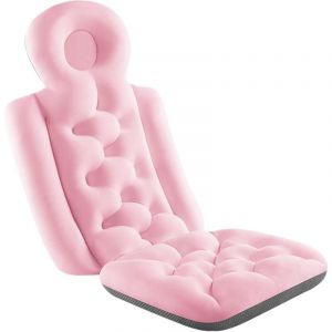 Oreiller de baignoire pour tout le corps &ndash; Coussin d'oreiller pour tout le corps, tapis de spa doux pour baignoire Matelas de tapis de baignoire de
