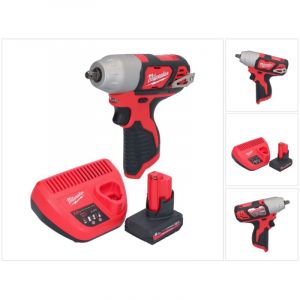 M12 BIW38-501 Clé à choc sans fil 12 v 135 Nm 3/8 + 1x batterie 5,0 Ah + chargeur - Milwaukee