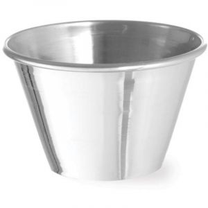 Hendi - Bol ramequin, plat pour sauces et dips, inox, diamètre. 62 mm 12 pièces 70 ml 400029