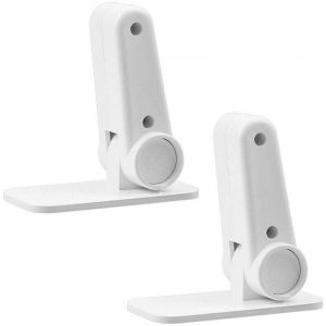 Lot de 2 verrous de poignée de porte, verrous de poignée de porte auto-adhésifs à l'épreuve des enfants, verrous de poignée de porte sans perçage,