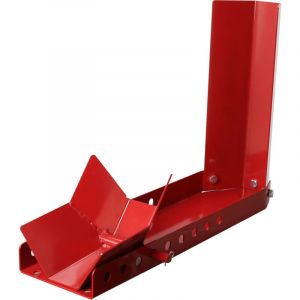 Wolketon B&eacute;quille de moto 1 bascule de moto remorque aide au chargement r&eacute;glable b&eacute;quille de moto pince de roue avant avec 3 trous de boulon