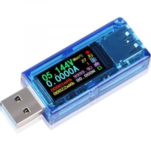 Fitags - Multimètre de testeur usb 3.0 3.7-30V 0-4A Testeur de courant et de tension numérique usb Compteur Voltmètre Ampèremètre Capacité