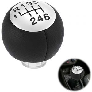 Pommeau de Levier de Vitesse 6 Vitesses pour Peugeot 307 308 3008 407 5008 807 Pommeau de Vitesse Compatible avec Citroen C3 C4 Picasso C8,T&ecirc;te de