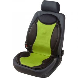 Walser - Coussin chauffant pour siège de voiture Lounge avec fonction de massage noir-vert