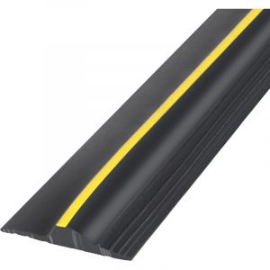 Joint Seuil Porte de Garage 1M/13MM, Seuil d'Étanchéité en Caoutchouc, Joint de Porte de Garage Universelle pour Garages, Hangars, Entrepôts,