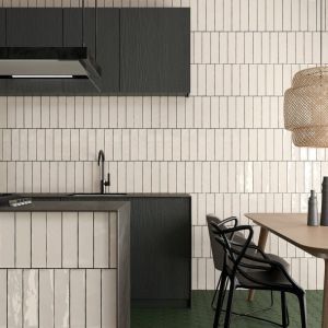 Carrelage mural fa&iuml;ence effet artisanal MASIA 15x7,5 cm Cream - brillant - - bo&icirc;te de 0.50 m2