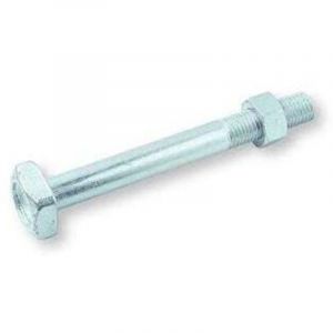 Boulon (vendu avec Ecrou) Charpente M18X200 T&ecirc;te carr&eacute;e 30X30X13 Acier zingu&eacute;-20 pi&egrave;ces