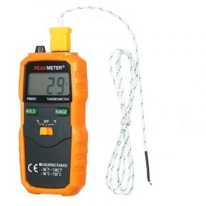 Thermocouple de thermomètre de type k sans fil lcd PM6501 avec thermomètre numérique de maintien/connexion des données