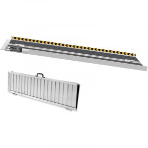Mophorn Rampe portative pour fauteuil roulant Mophorn, 5 pieds, capacit&eacute; de 800 livres. Rampe pliante antid&eacute;rapante en aluminium. Rampe pour scooter.