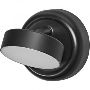 OSRAM Nightlux Round veilleuse noire LED mobile dimmable, 3000 K, batterie USB, magnétique, comme veilleuse ou éclairage d’appoint pour couloir,