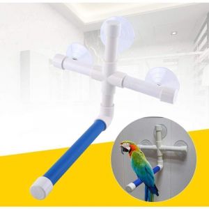 [JAMAIS UTILIS&Eacute;] Oiseaux Perchoirs, Perchoir Perroquet Douche Perchoir Perroquet Douche Oiseau Perchoirs Perroquet Ventouse Pliable Fen&ecirc;tre Douche
