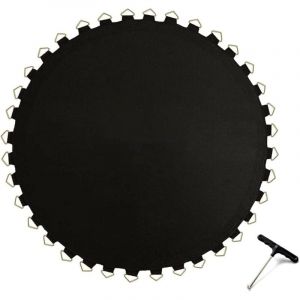 Toile de Saut Trampoline, Tapis de Saut Trampoline de Rechange, Toile de Trampoline pour Ronds Trampoline au Diamètre de 244 cm,8FT/42 Buckles