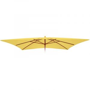 Hegele - jamais utilis&eacute;] Toile de rechange pour parasol Florida 3x4m, Toile de rechange pour parasol, polyester, jaune