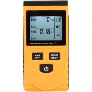 Aiperq - Compteur Geiger, radiomètre nucléaire, dosimètre portable avec écran lcd, détecteur