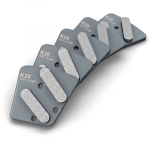 Segments de Diamant, G20, Soft Floor (5 Pièces) pour la Monobrosse Menzer esm 406