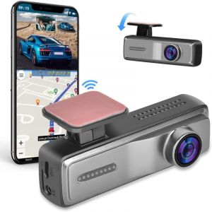Start - Caméra de tableau de bord WiFi Full hd 1080P, caméra embarquée pour voiture et grand angle 150, adas, contrôle des applications, surveillance