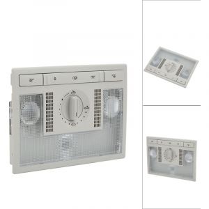 Lampe de Lecture &agrave; D&ocirc;me Gris 6Q0959613A Remplacement D'accessoire de Voiture pour Seat Altea Leon Toledo, Plafonnier de Lecture 6QD947105E