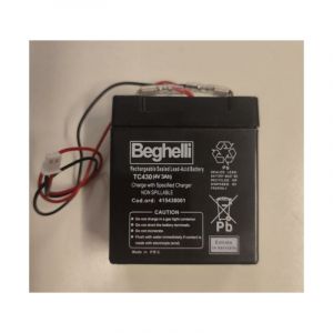 Batterie de remplacement 4v 3ah Beghelli pour lampe 1499- 415438001