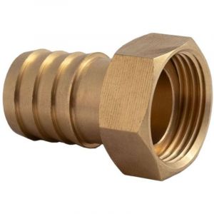 Raccord Laiton Cannelé Femelle à écrou Libre 1/2'' - Embout ø15mm