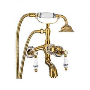 Silla Robinet De Baignoire en Laiton retro, mural, Doré