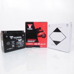 Batterie Yuasa pour Quad TGB 600 Blade 2018 &agrave; 2022 YTX20L-BS /