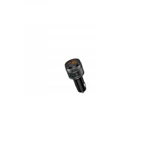 Transmetteur FM Bluetooth 5.3 pour voiture, adaptateur radio FM Bluetooth 3.0 sans fil, lecteur de musique, kit voiture avec appels mains libres, 2
