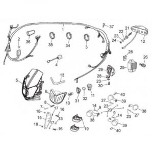 Support divers origine pour Moto Derbi 50 Senda 3710120 Neuf